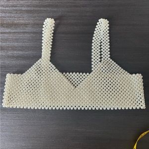 Beaded bralette top